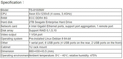 TS-9100NW Network Controller