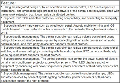 TS-9100TC Network Central Controller