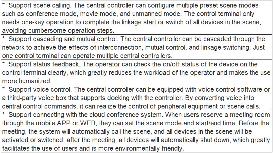 TS-9100TC Network Central Controller