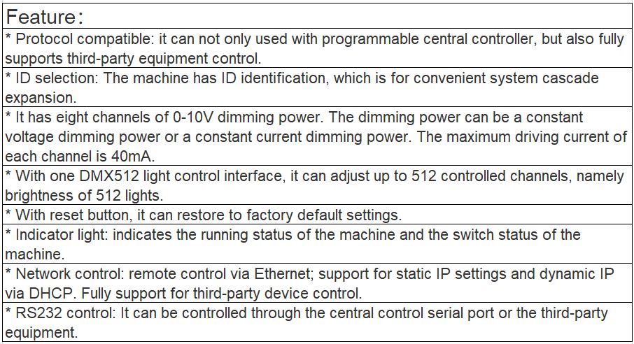 TS-9103S Light Controller