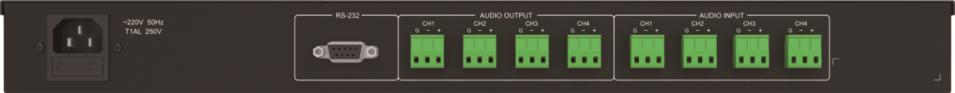TS-9106M 4-Channel Volume Controller