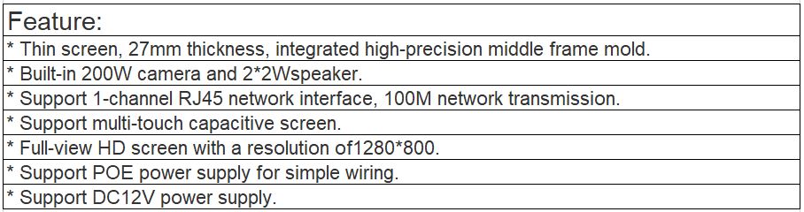 TS-9110A Interactive Intelligent Touch Screen