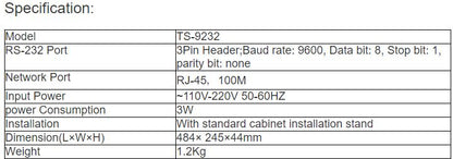 TS-9232 8-channel Serial Port Distributor