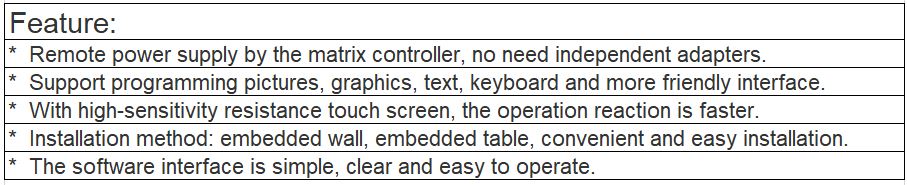 TS-9400K Embedded Programmable Control Panel