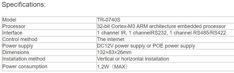TR-0740S Scene Signal Expansion Box