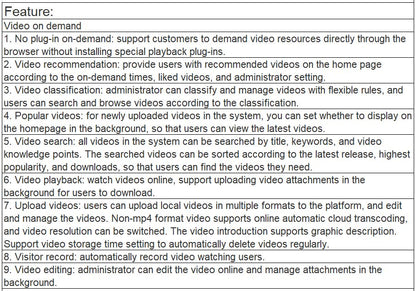 TS-0620M Conference recording management platform server