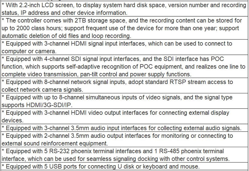 TS-0650C Recording Controller – ITC MALAYSIA - PA System | Conference ...