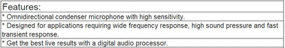 TV-650DM Omnidirectional Microphone