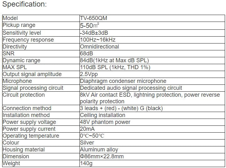 TV-650QM Microphone