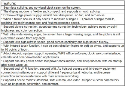 TV-W147- YZT Interactive Indoor Full Color LED Video Wall