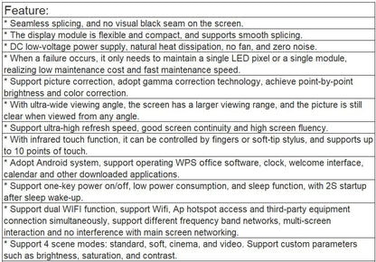 TV-W175- YZT Interactive Indoor Full Color LED Video Wall
