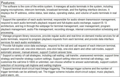 T-7700RU1 Digital IP Network Broadcast Client Management Software V1.0