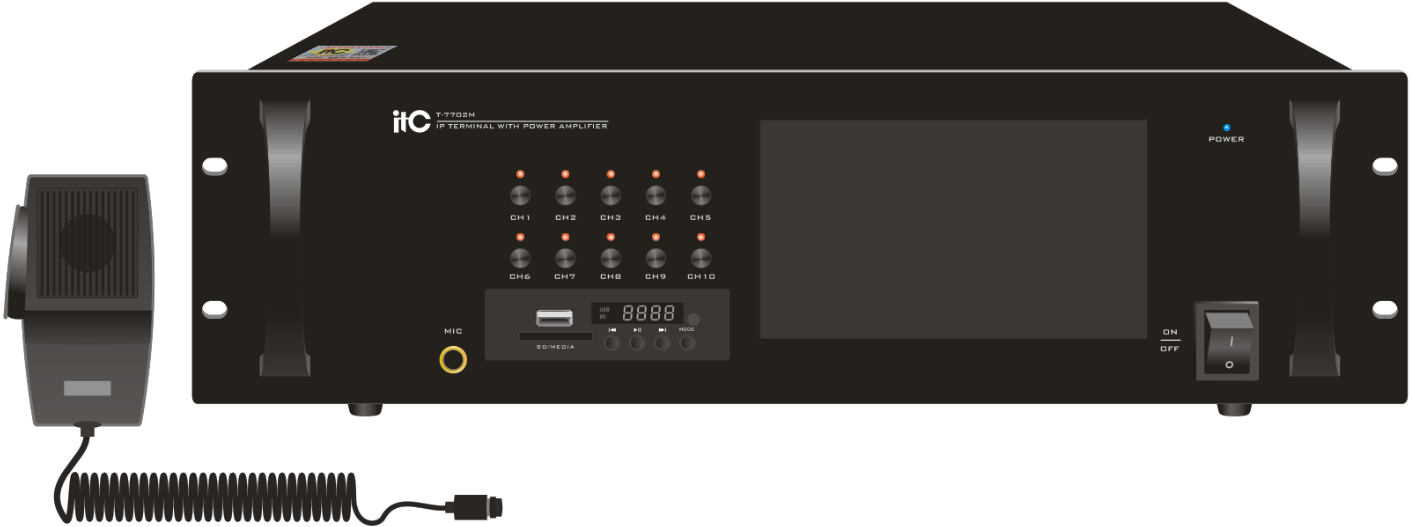 T-7702M IP Network Decoding Terminal – ITC MALAYSIA - PA System ...