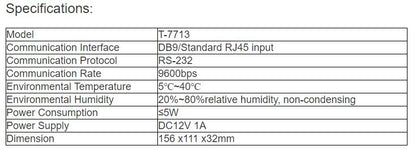 T-7713 Data Converting Terminal
