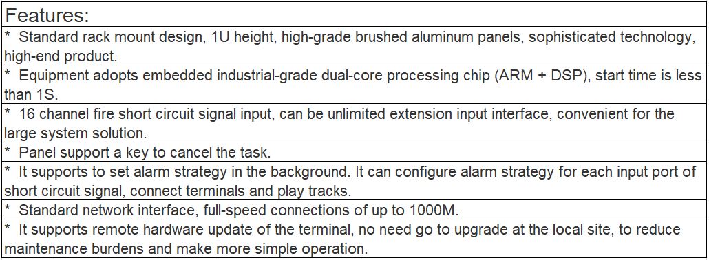 T-7723 IP Network Fire Alarm Interface