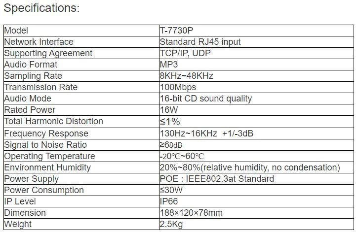 T-7730P IP Terminal