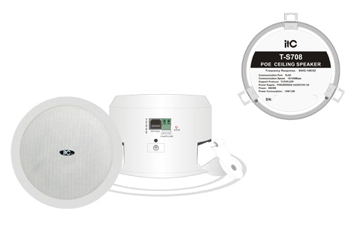 T-S708 POE Ceiling Speaker
