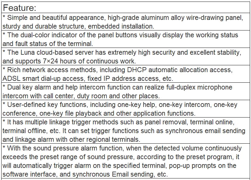 T-7803E IP Intercom Terminal – ITC MALAYSIA - PA System | Conference ...