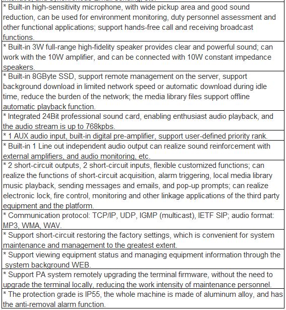 T-7803E IP Intercom Terminal – ITC MALAYSIA - PA System | Conference ...