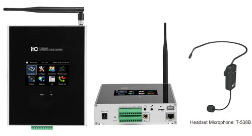 T-7805BG IP Network Adapter, with Power Amplifier, Constant Pressure Backup, with 2.4G Bluetooth Microphone