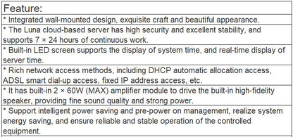 T-7807 IP Network Active Speaker
