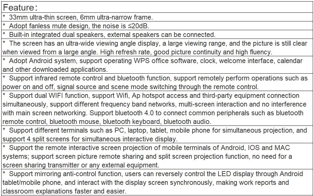 TV-BL165-YZ Commercial LED Video Wall (165')