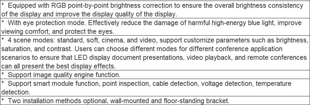TV-BL165-YZ Commercial LED Video Wall (165')