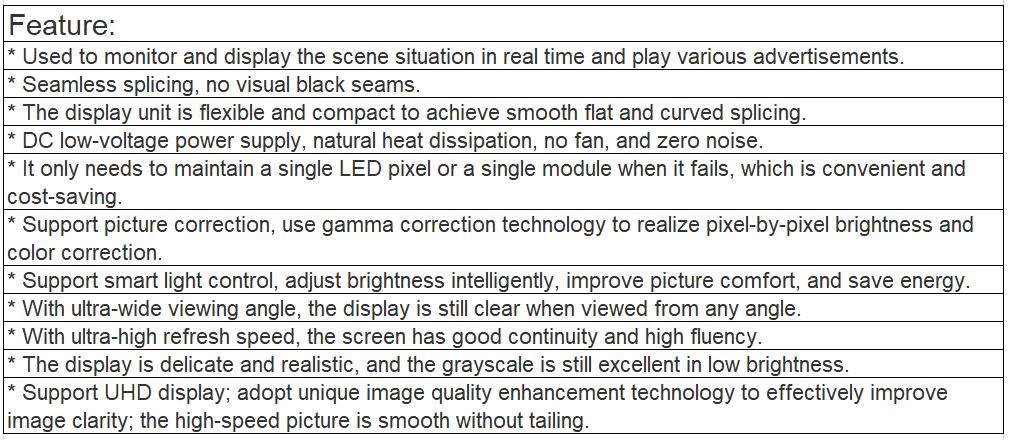 TV-PD186MZ Indoor Full Color LED Video Wall