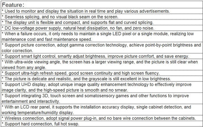 TV-PG125-GX Fine Pitch Full Color LED Video Wall