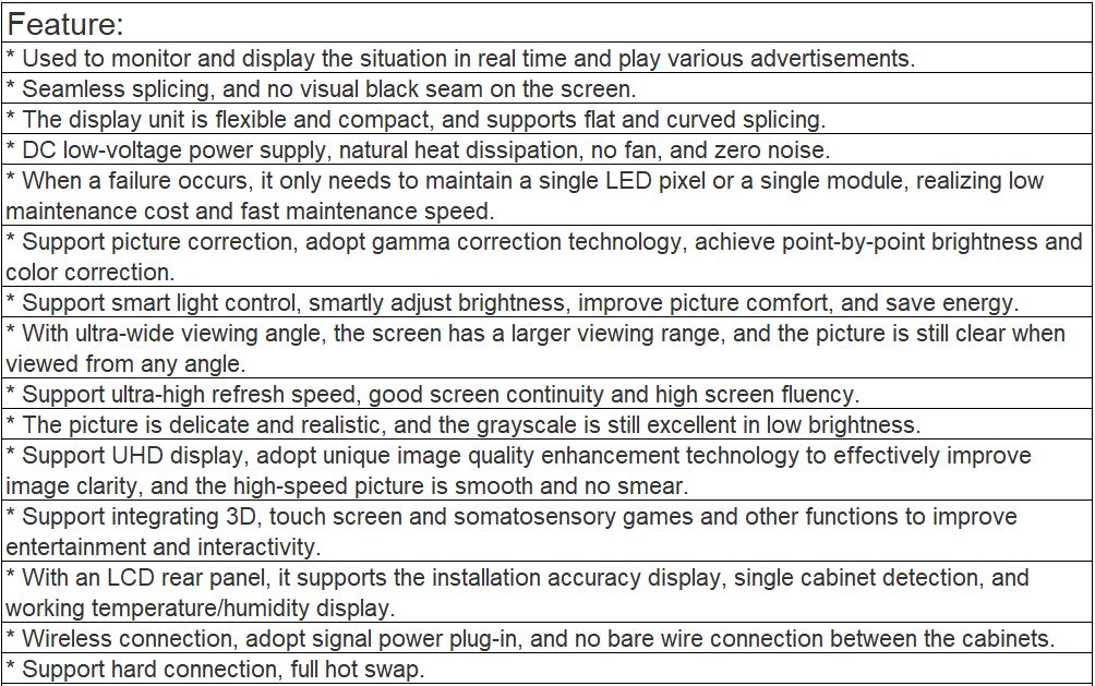 TV-PG156-GM Fine Pitch Full Color LED Video Wall
