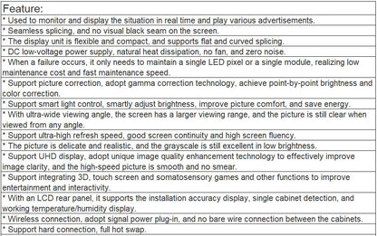 TV-PG156-GP Fine Pitch Full Color LED Video Wall