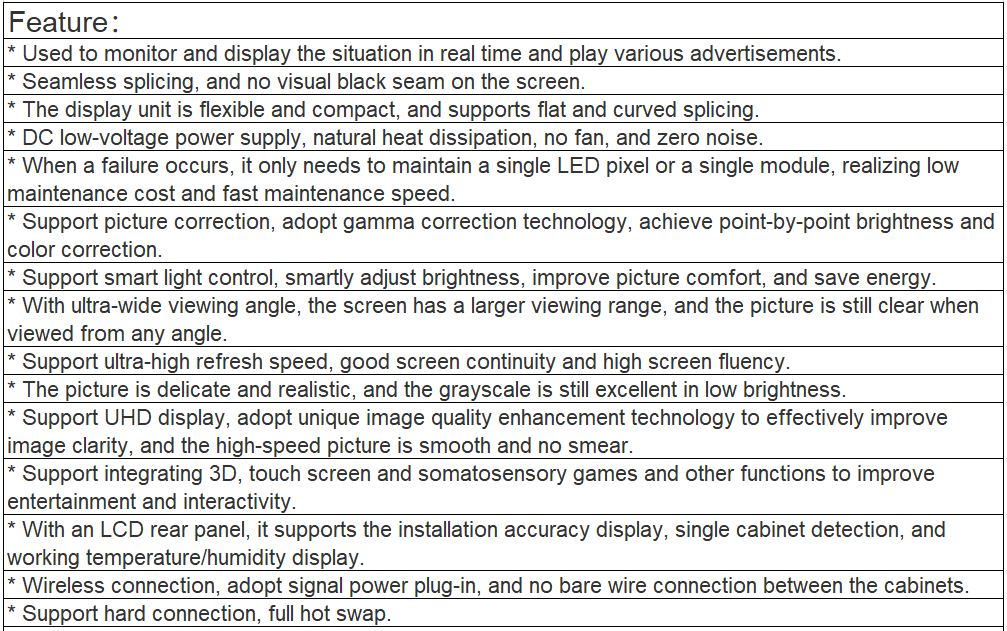 TV-PG166-GP Fine Pitch Full Color LED Video Wall