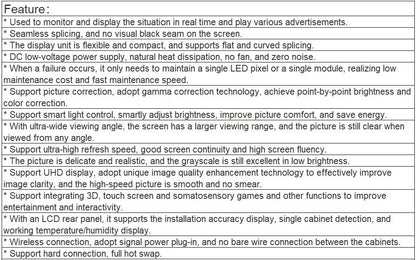 TV-PG166-GX Fine Pitch Full Color LED Video Wall