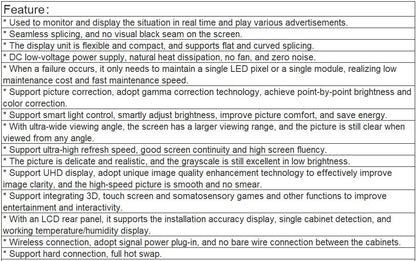 TV-PG187-DX Fine Pitch Full Color LED Video Wall