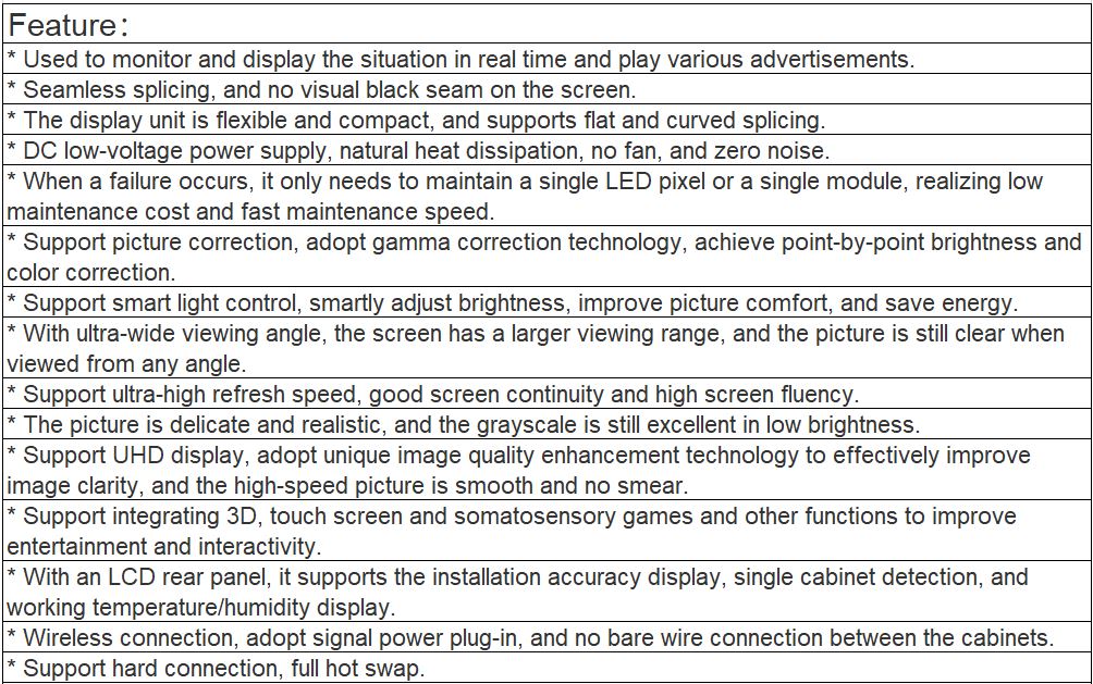 TV-PG187-GP Fine Pitch Full Color LED Video Wall