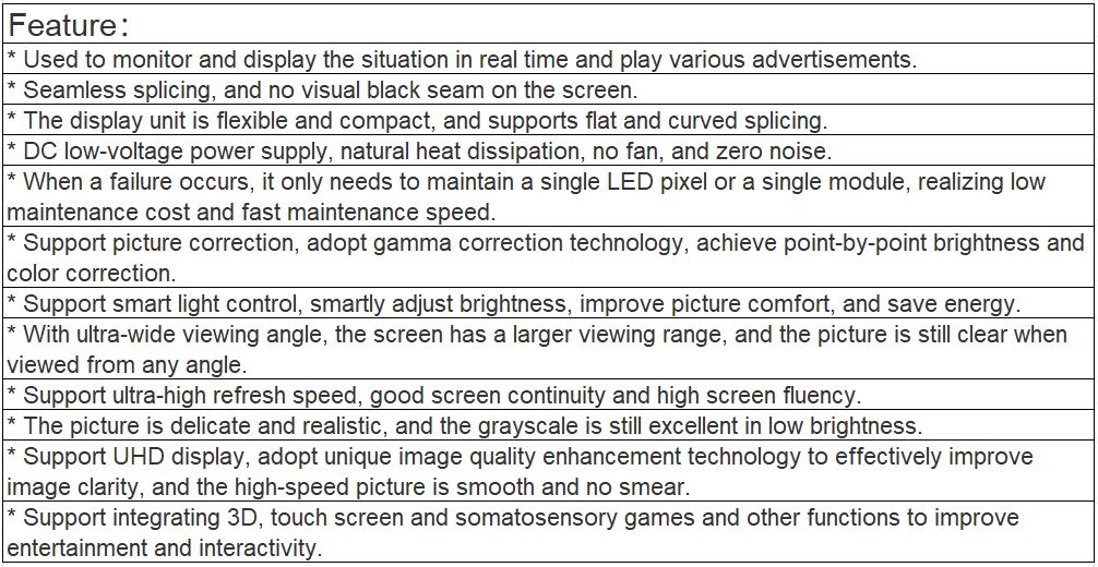 TV-PM156-YX Indoor Fine Pitch Full Color LED Video Wall