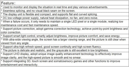 TV-PM166-YX Indoor Fine Pitch Full Color LED Video Wall