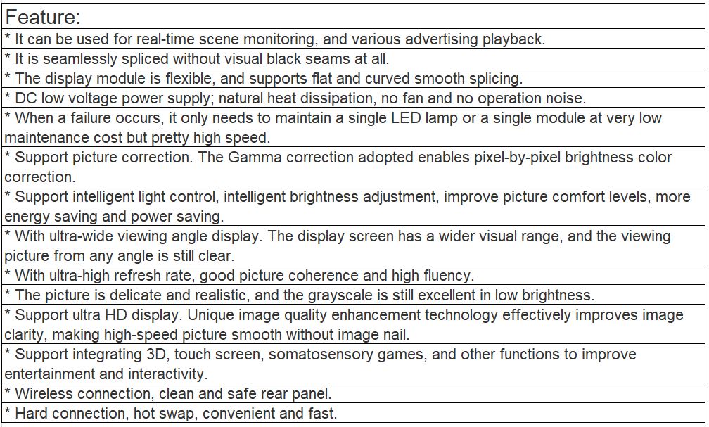 TV-PX127-YP Indoor Full Color LED Video Wall
