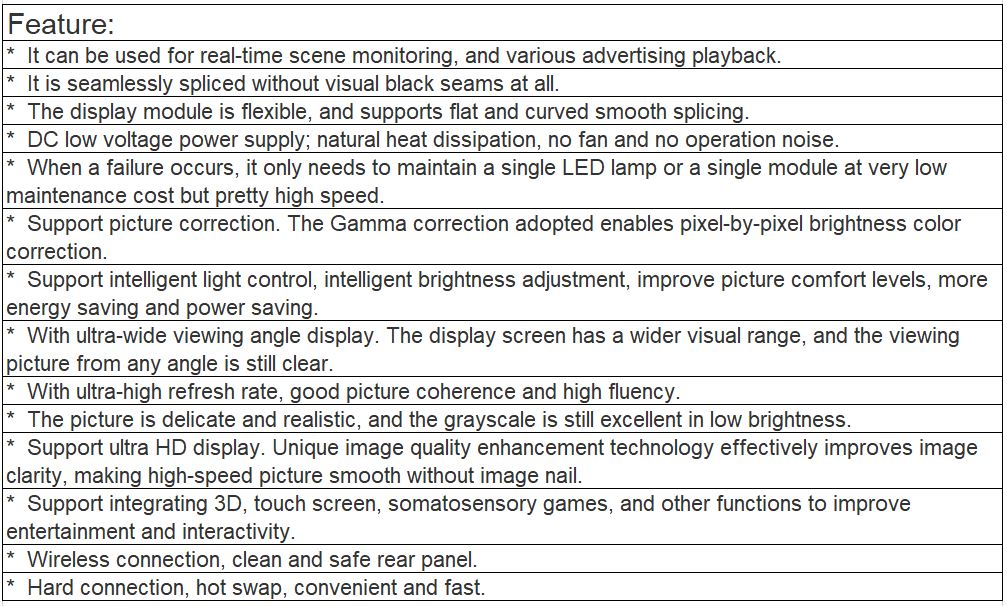 TV-PX158-YP Indoor Full Color LED Video Wall