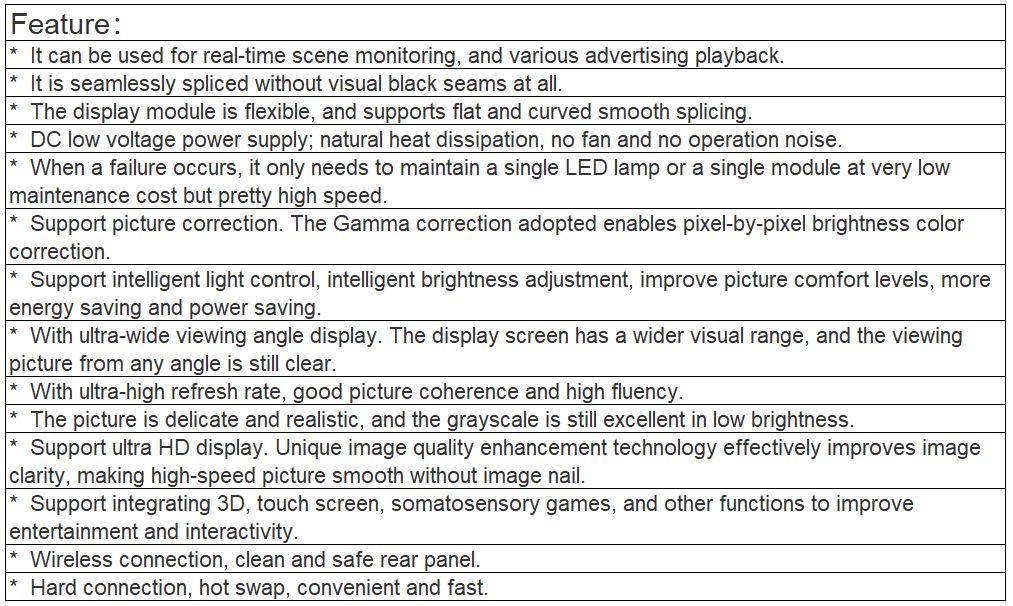 TV-PX190-YZ Indoor Full Color LED Video Wall