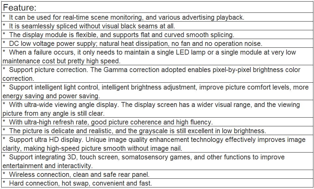 TV-PX250-YX Indoor Full Color LED Video Wall