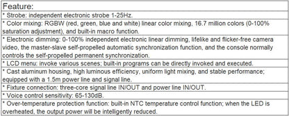 TL-SL210 61×3W Fireproof Par Light