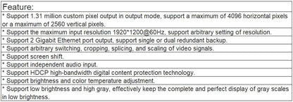 TV-81X2S Sending Box