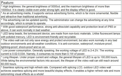 TV-OH300-JX Outdoor Full Color LED Video Wall