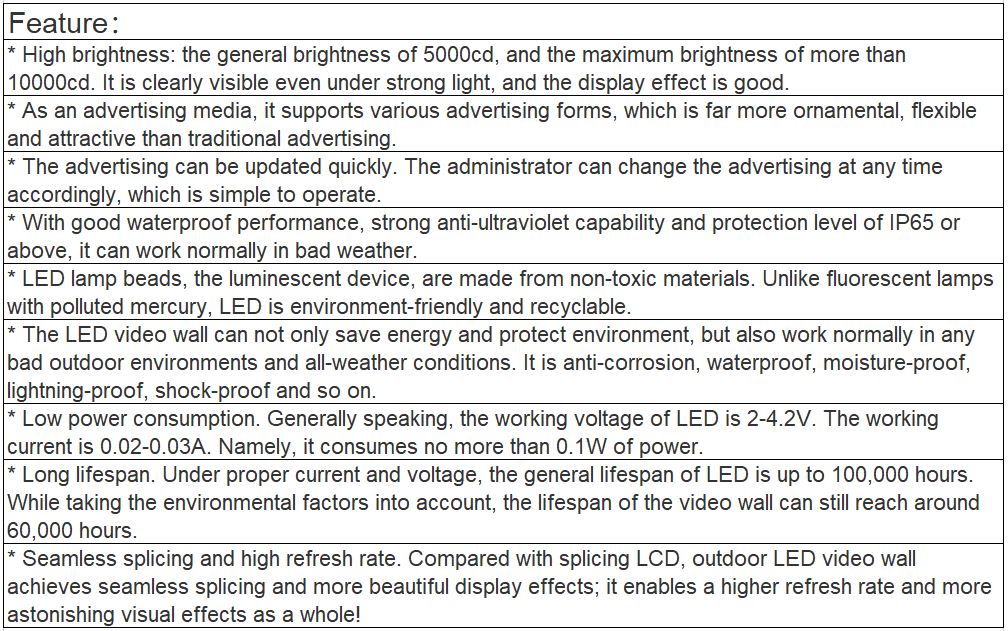 TV-OH400-JX Outdoor Full Color LED Display
