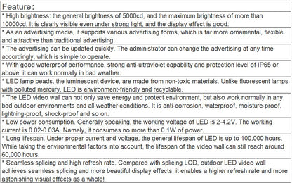 TV-OH400-YX Outdoor Full Color LED Video Wall