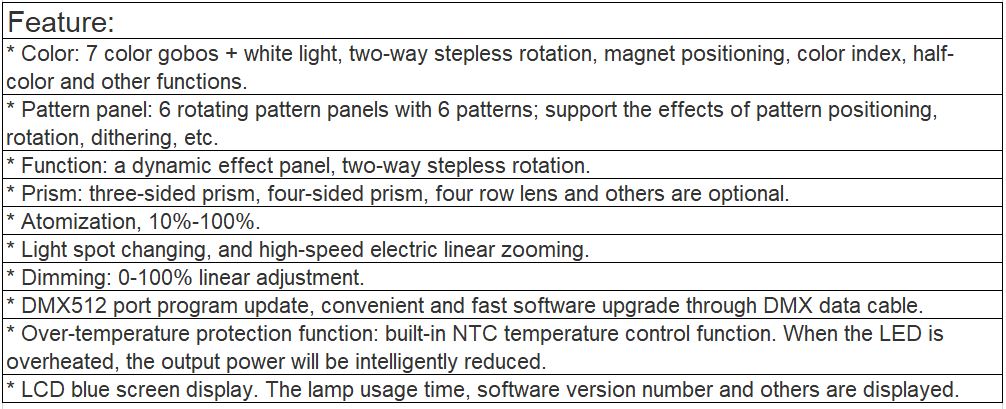 Lt Led TL-LT203 300W Pattern Light – ITC MALAYSIA - PA System | Conference ...