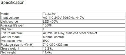 TL-SL391 440W Follow Spot Light