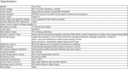 TL-LT702 30W Laser Light