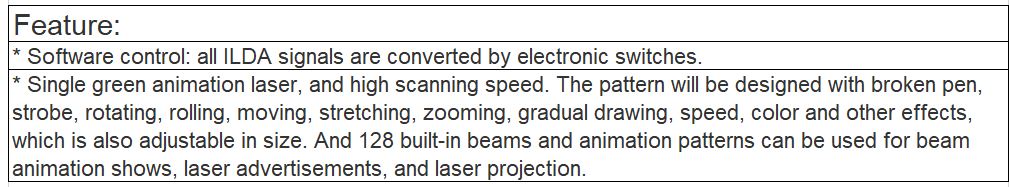 TL-SL502 5W Laser Light